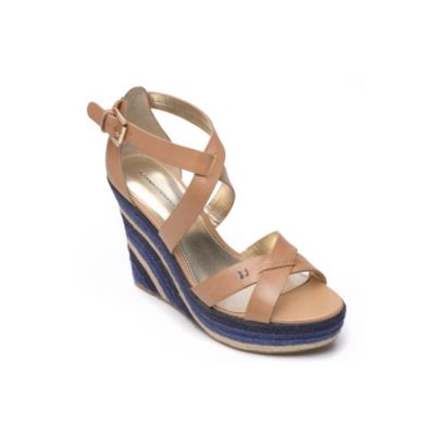 COLORED ESPADRILLE WEDGE $89.00