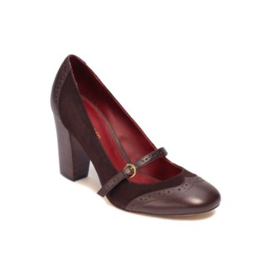 SUEDE/LEATHER PIECED MARY JANE $69.99