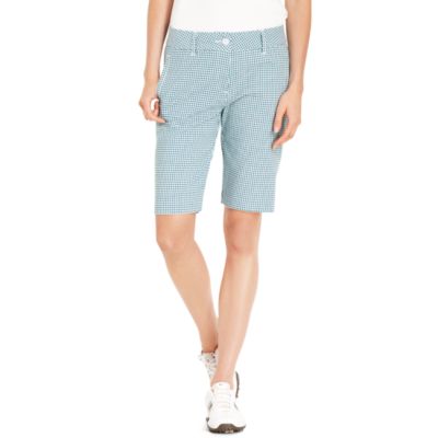 GOLD PLAID BERMUDA SHORT $90.00