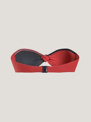 Colorblock Twist Bandeau Bikini Top Tommy Hilfiger USA