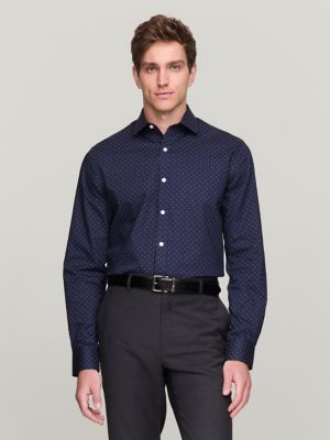 Slim Fit THFlex Print Dress Shirt | Tommy Hilfiger USA