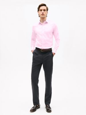 Slim Fit THFlex Dress Shirt, Classic Pink