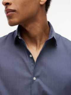 Slim Fit THFlex Dress Shirt — Peacoat 3