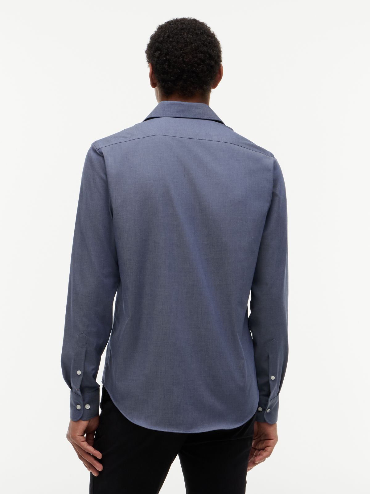 Slim Fit THFlex Dress Shirt — Peacoat