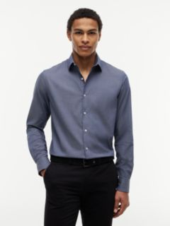 Slim Fit THFlex Dress Shirt — Peacoat 1