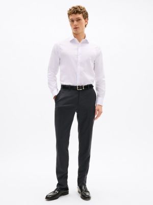 Tommy hilfiger men's athletic fit performance stretch th flex collar dress shirt new arrivals