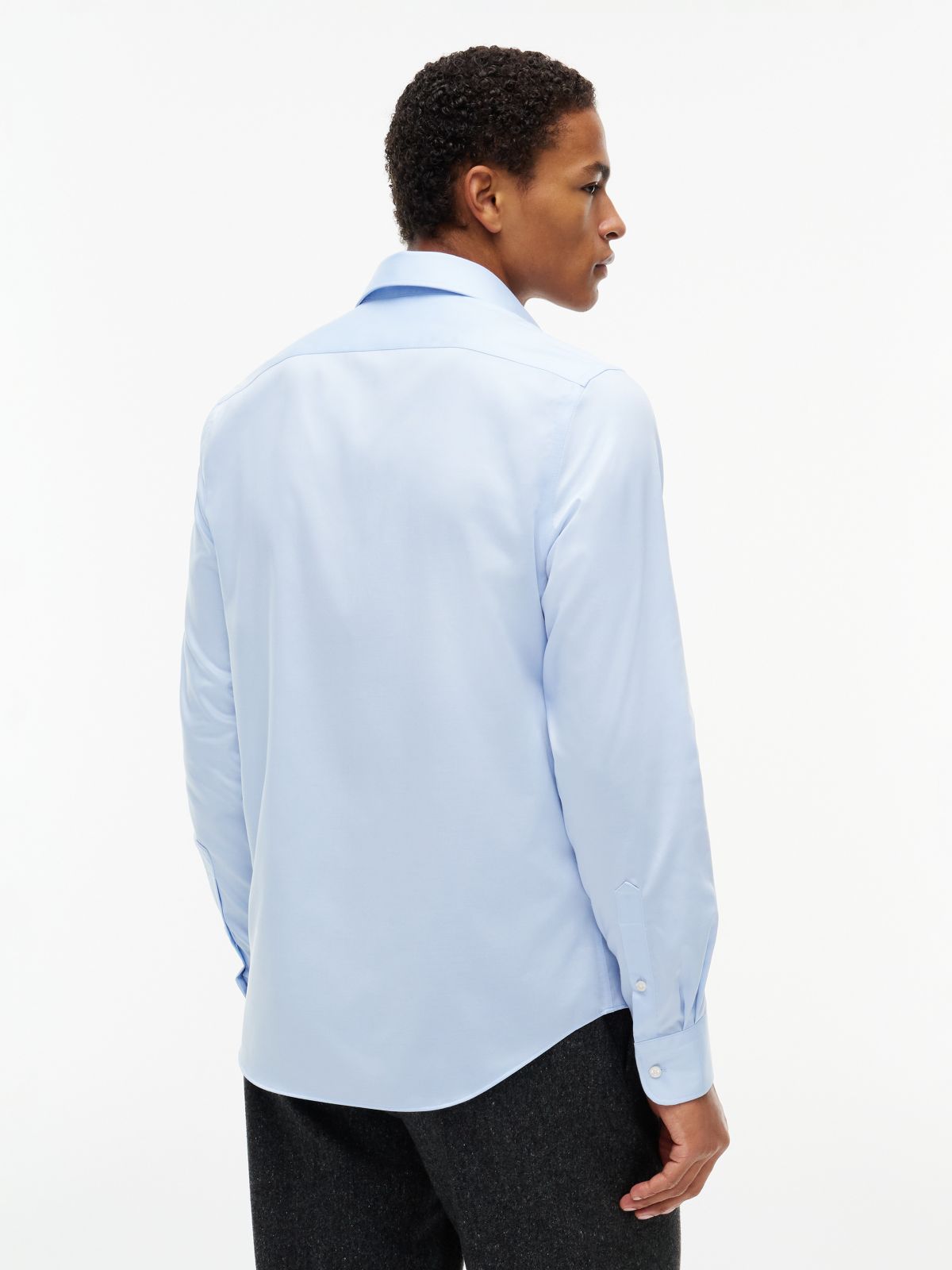 Slim Fit THFlex Dress Shirt — Light Blue