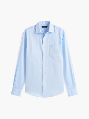 tommy hilfiger flex classic fit dress shirt Tommy Hilfiger MEN Regular-Fit Flex Button-Down Brushed Twill Shirt –  DGFOutlet main image 1