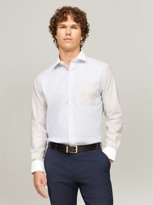 Slim Fit THFlex Dress Shirt, Blue