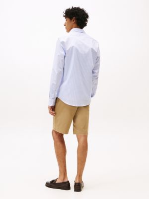 Мужские платья Tommy Hilfiger Slim Fit THFlex Striped Dress Shirt — фото 4