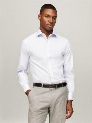 Slim Fit THFlex Dress Shirt, Blue