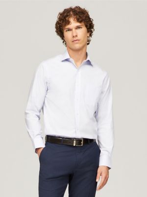 Regular Fit THFlex Dress Shirt, Blue