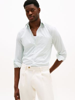 Regular Fit THFlex Check Dress Shirt, Mint Multi