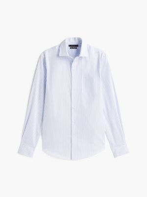 Мужские платья Tommy Hilfiger Regular Fit THFlex Striped Dress Shirt — фото 5