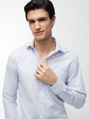 Мужские платья Tommy Hilfiger Regular Fit THFlex Striped Dress Shirt — фото 3