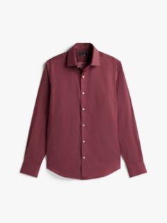 Slim Fit THFlex Dress Shirt — Dark Red 5
