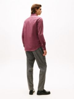 Slim Fit THFlex Dress Shirt — Dark Red 4