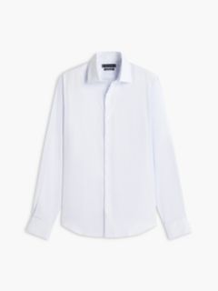 Slim Fit THFlex Check Dress Shirt — Blue 5