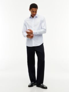 Slim Fit THFlex Check Dress Shirt — Blue 2