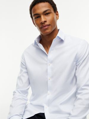 Мужские платья Tommy Hilfiger Slim Fit THFlex Check Dress Shirt — фото 3