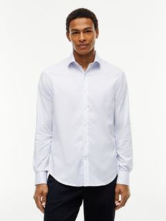 Slim Fit THFlex Check Dress Shirt — Blue 1