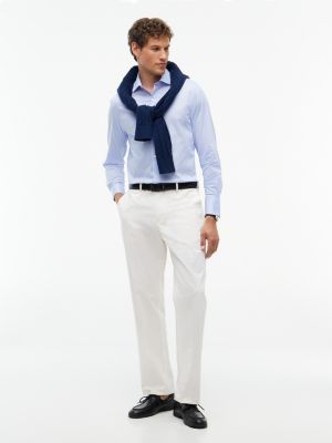 Мужские платья Tommy Hilfiger Slim Fit THFlex Geo Print Dress Shirt — фото 2