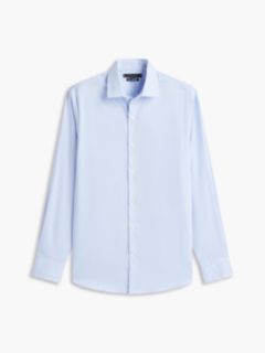 Slim Fit THFlex Geo Print Dress Shirt — Blue 5