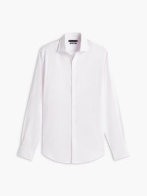 Мужские платья Tommy Hilfiger Regular Fit THFlex Chevron Dress Shirt — фото 5