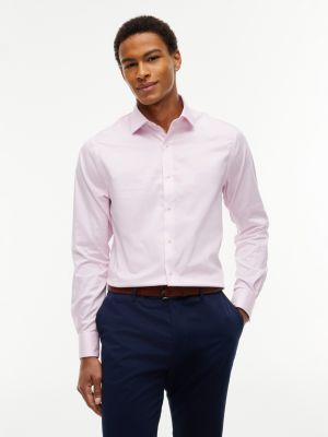 Regular Fit THFlex Dress Shirt, Pink