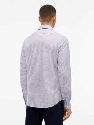 Мужские платья Tommy Hilfiger Slim Fit Check THFlex Dress Shirt — фото 4