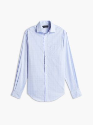 Мужские платья Tommy Hilfiger Regular Fit Plaid THFlex Dress Shirt — фото 5