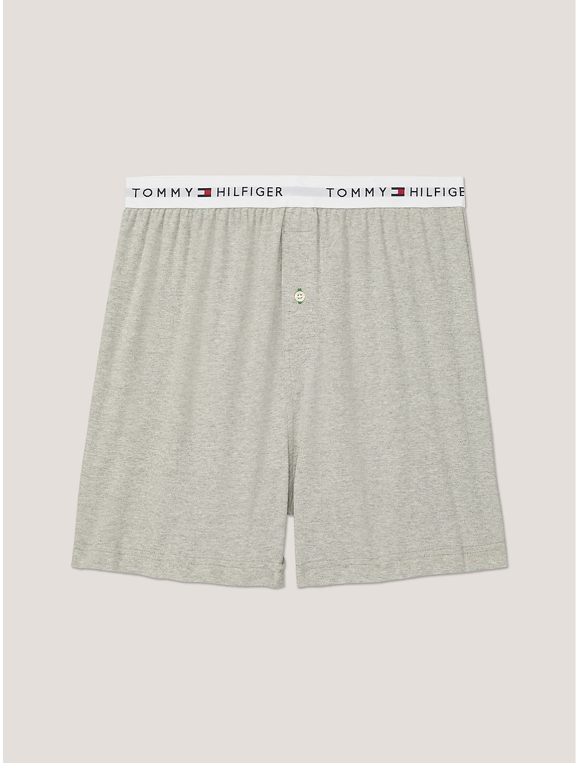 Tommy Hilfiger Cotton Classics Boxer Single Pack In Grey Heather