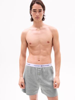 Cotton Classics Boxer Single Pack, Grey Heather