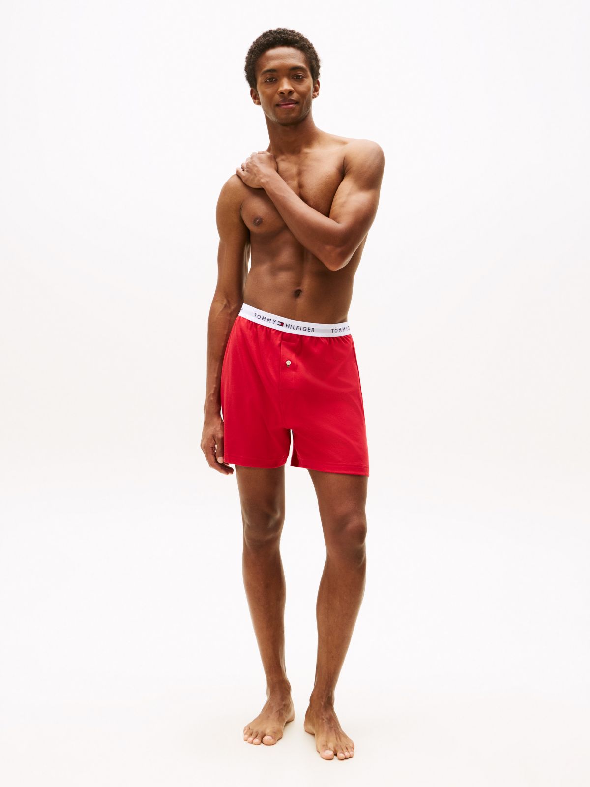Cotton Classics Boxer Single Pack — Mahogany