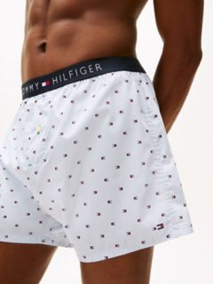 Slim Fit Woven Boxer — Ice 3