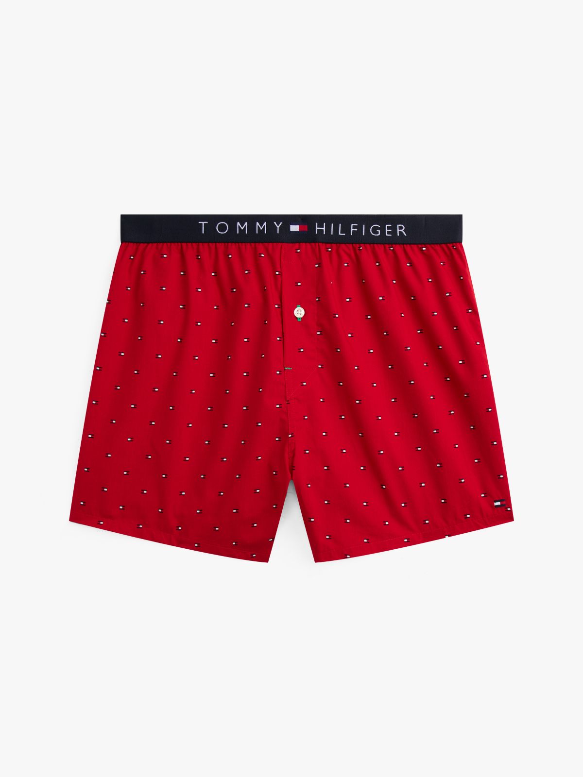 Slim Fit Woven Boxer — Mahogany