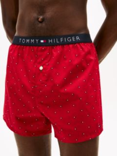 Slim Fit Woven Boxer — Mahogany 3