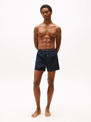 Slim Fit Woven Boxer, Mineral