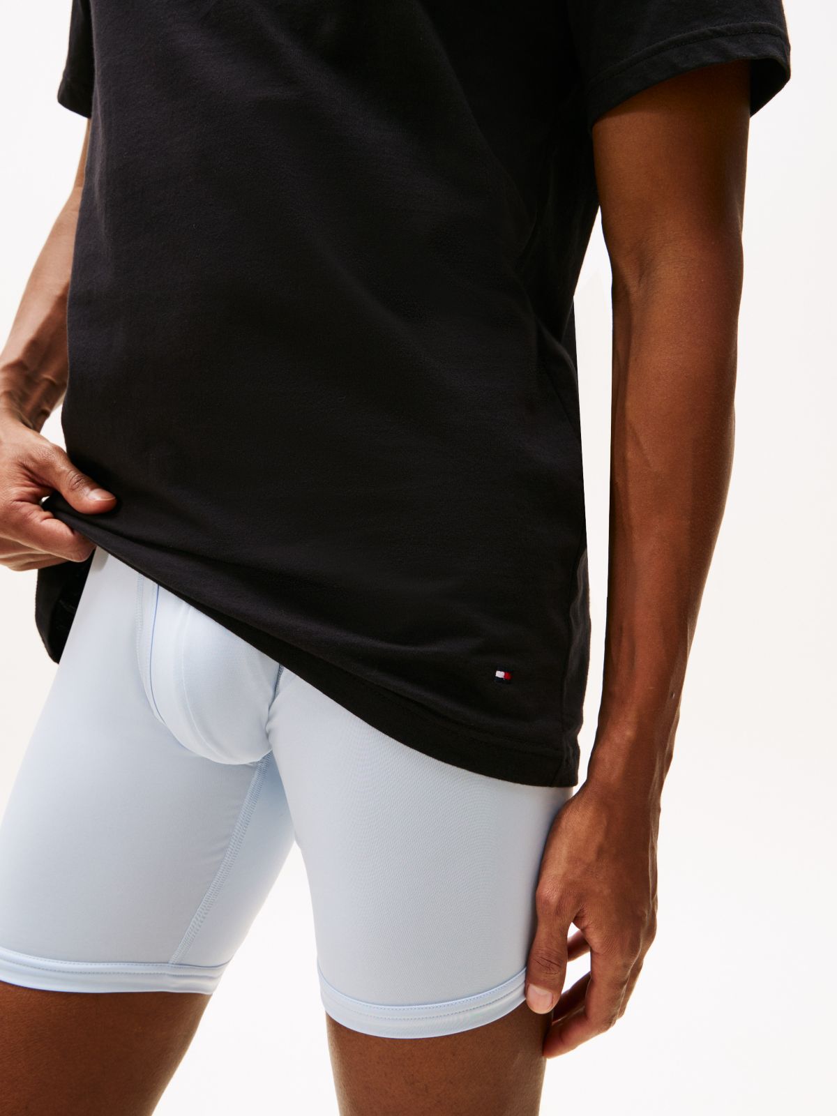 Cotton Classics Crewneck Undershirt 3-Pack — Black