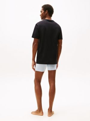 Мужские топы Tommy Hilfiger Cotton Classics Crewneck Undershirt 3-Pack, цвет: Чёрный — фото 5