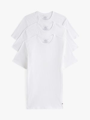 Cotton Classics Crewneck Undershirt 3-Pack, White