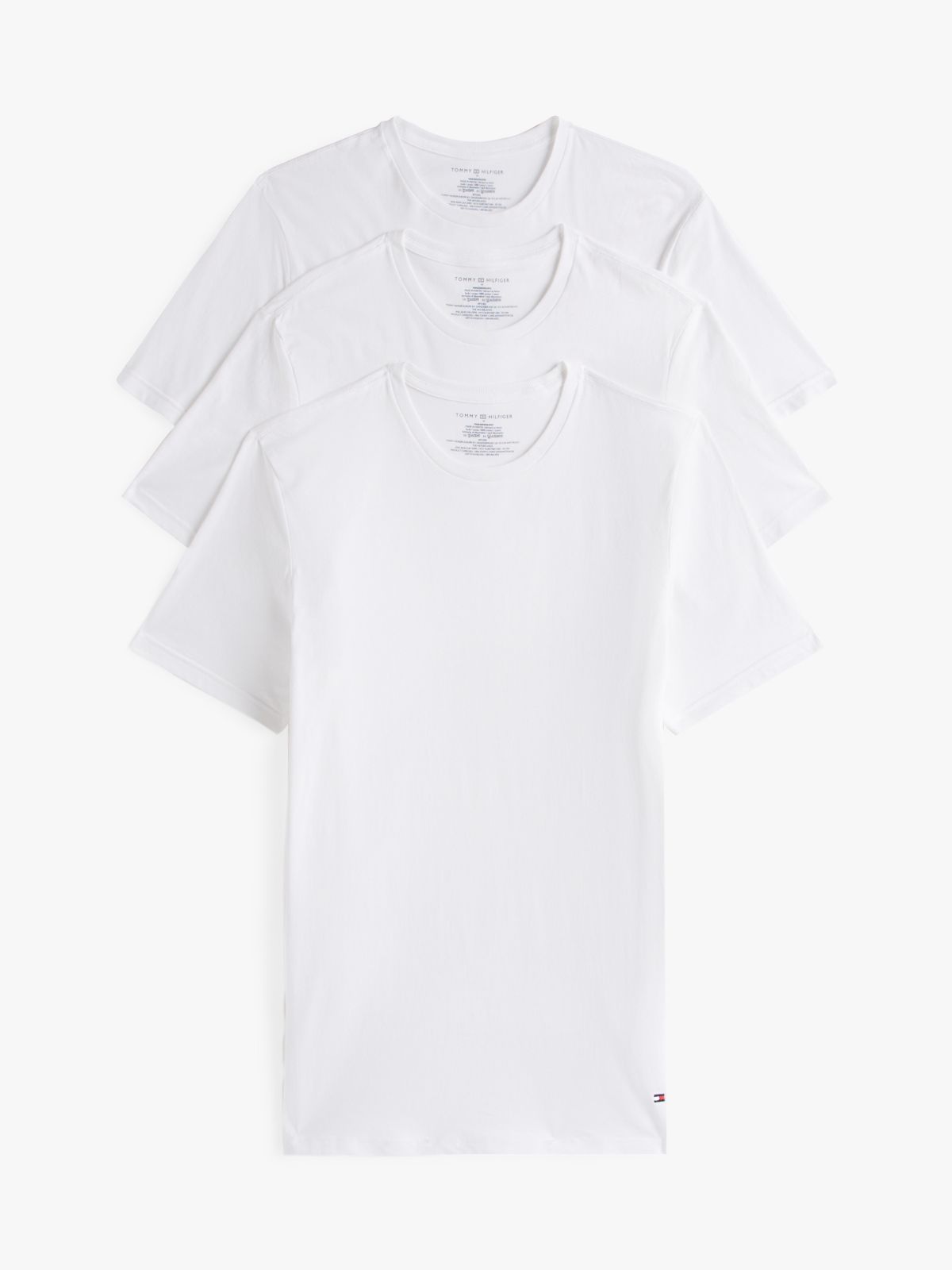 Cotton Classics Crewneck Undershirt 3-Pack — White