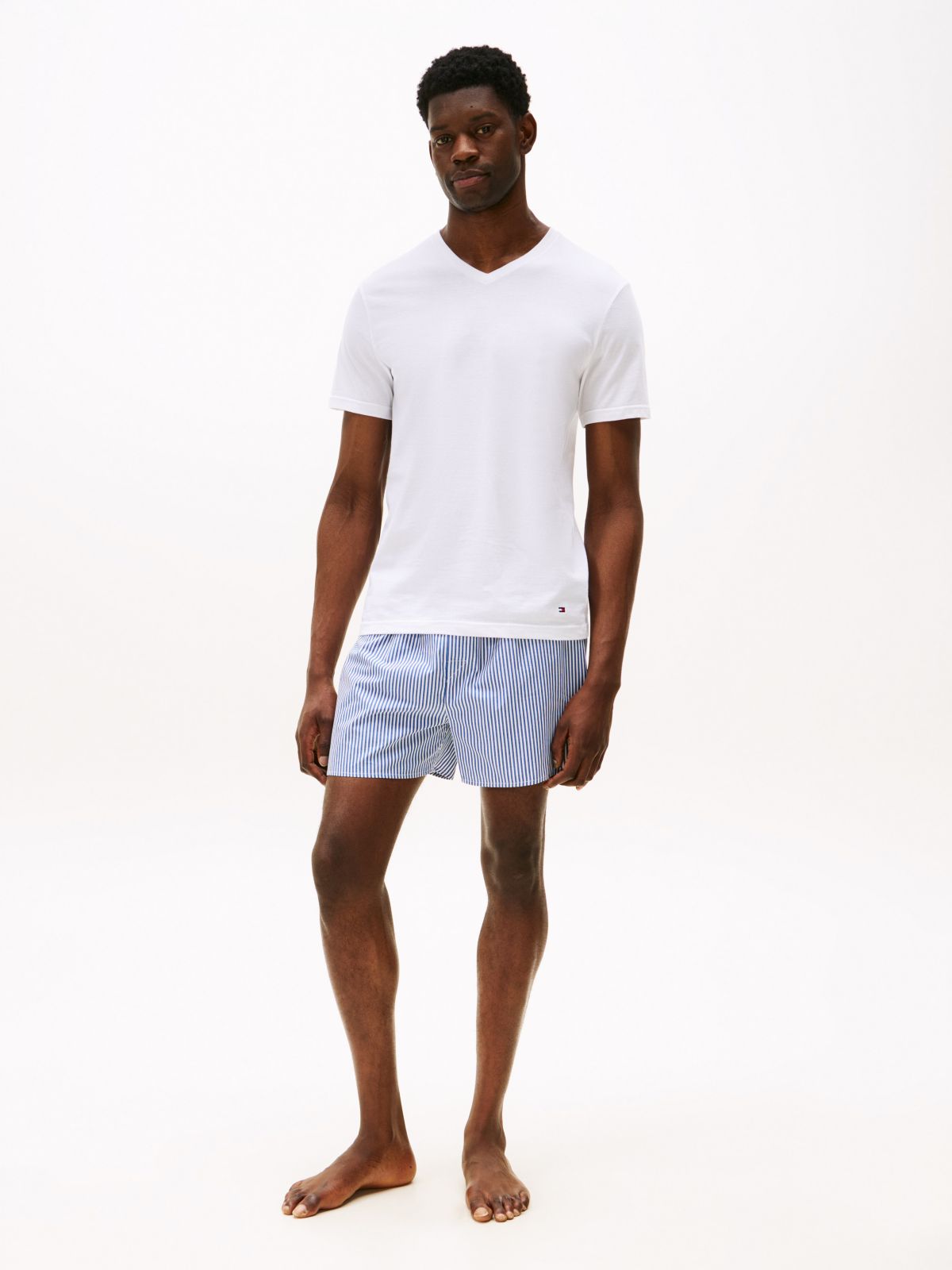 Cotton Classics V-Neck Undershirt 3-Pack — Storm
