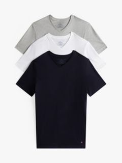 Cotton Classics V-Neck Undershirt 3-Pack — Storm 1