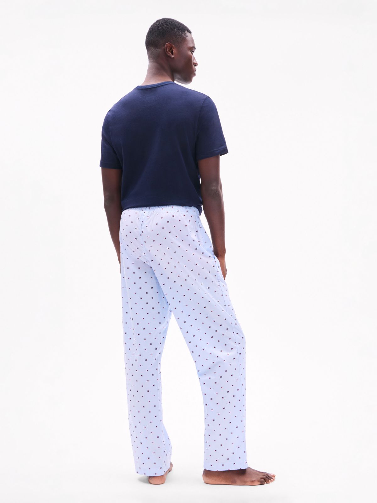 Printed Sleep Pant — Washed Blue