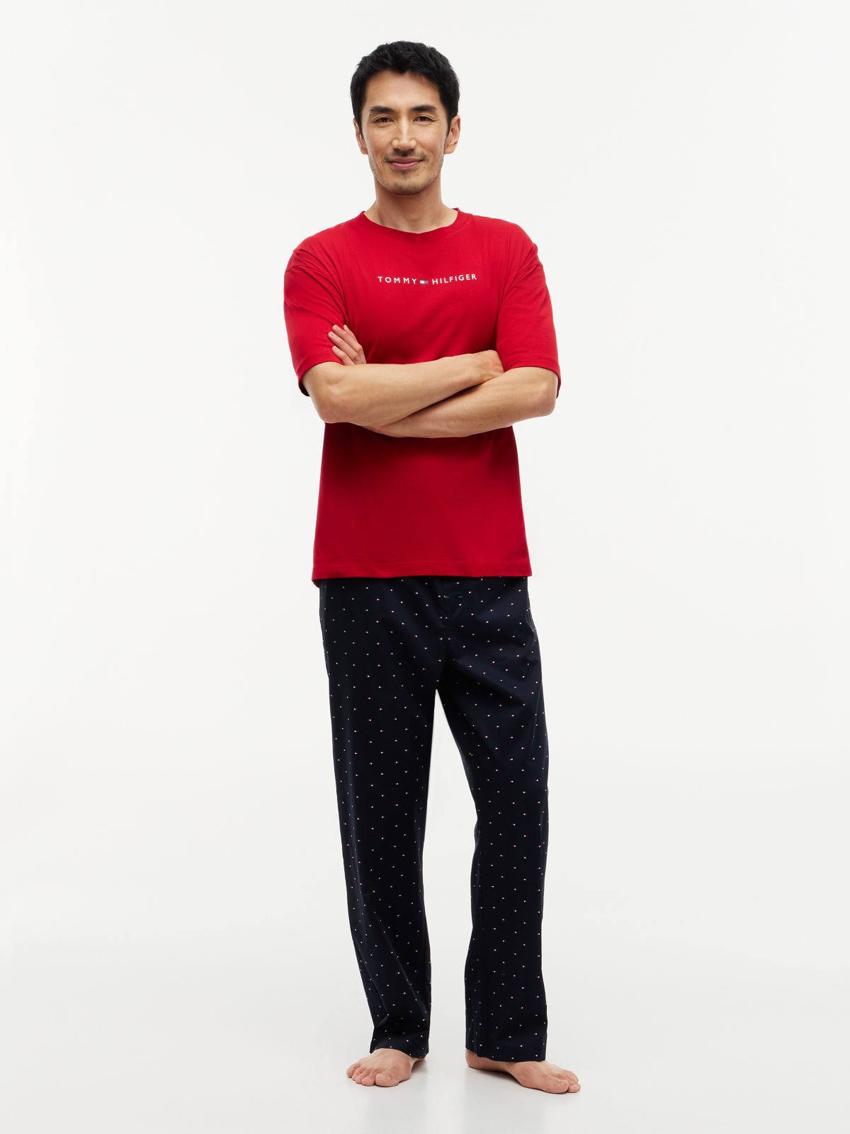 Printed Sleep Pant — New Blue