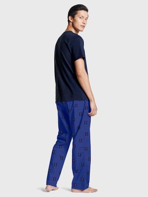 Ripley - PANTALON PIJAMA TOMMY HILFIGER HOMBRE - AZUL