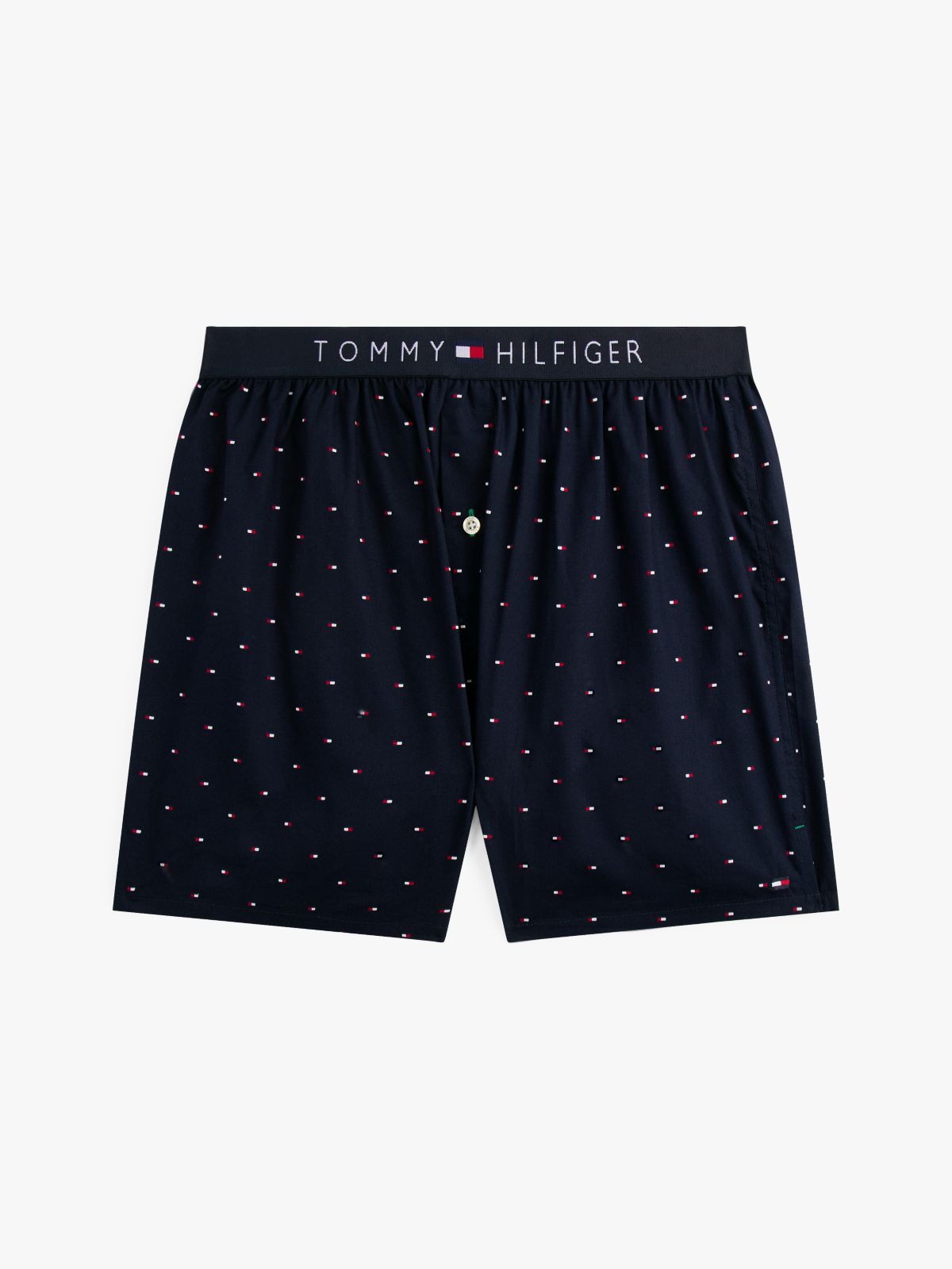 Allover Flag Print Woven Boxer — Sailor Navy