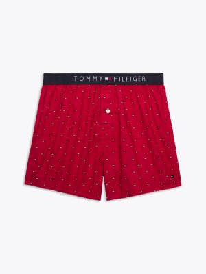 Трусы-боксеры Flag для мужчин, тканый — Tommy Hilfiger, цвет: Красное дерево — фото 5