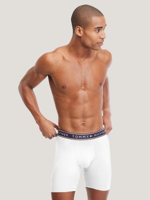 Cotton Stretch Boxer Brief 3-Pack, White